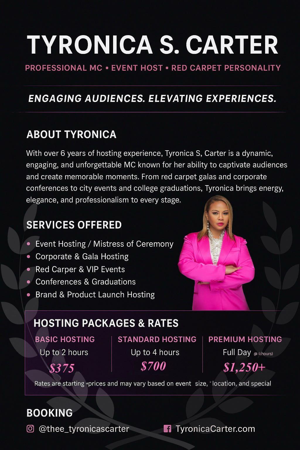 Event, MC, Red Carpet Hosting